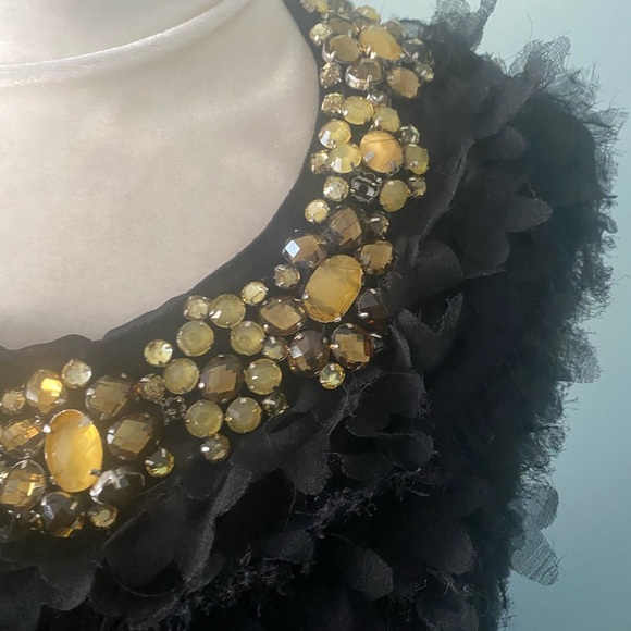 Givenchy Black Silk Textured sleeveless blouse - Picture 6 of 11